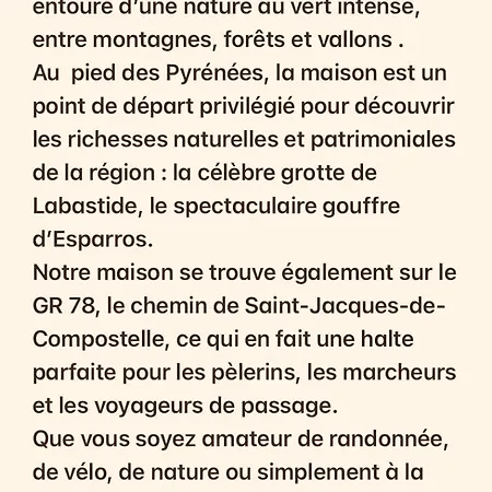ホームステイ Venez Chez Nous Dans Les Pyreneess ! Labastide