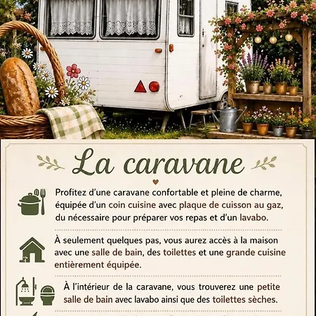 منزل للإقامة Venez Chez Nous Dans Les Baronnies ! Dans Notre Caravane Caravelair 1979 Ou Notre !